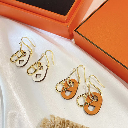 [Clover-Jewelry]HM O'MAILLON GOLD EARRINGS