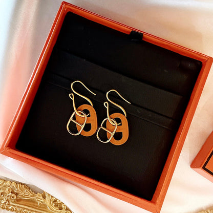 [Clover-Jewelry]HM O'MAILLON GOLD EARRINGS