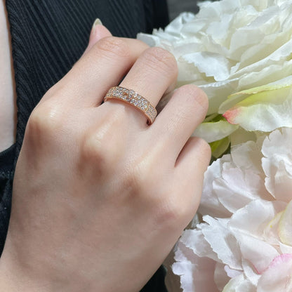 [Clover-Jewelry]KELLY PINK GOLD DIAMOND RING