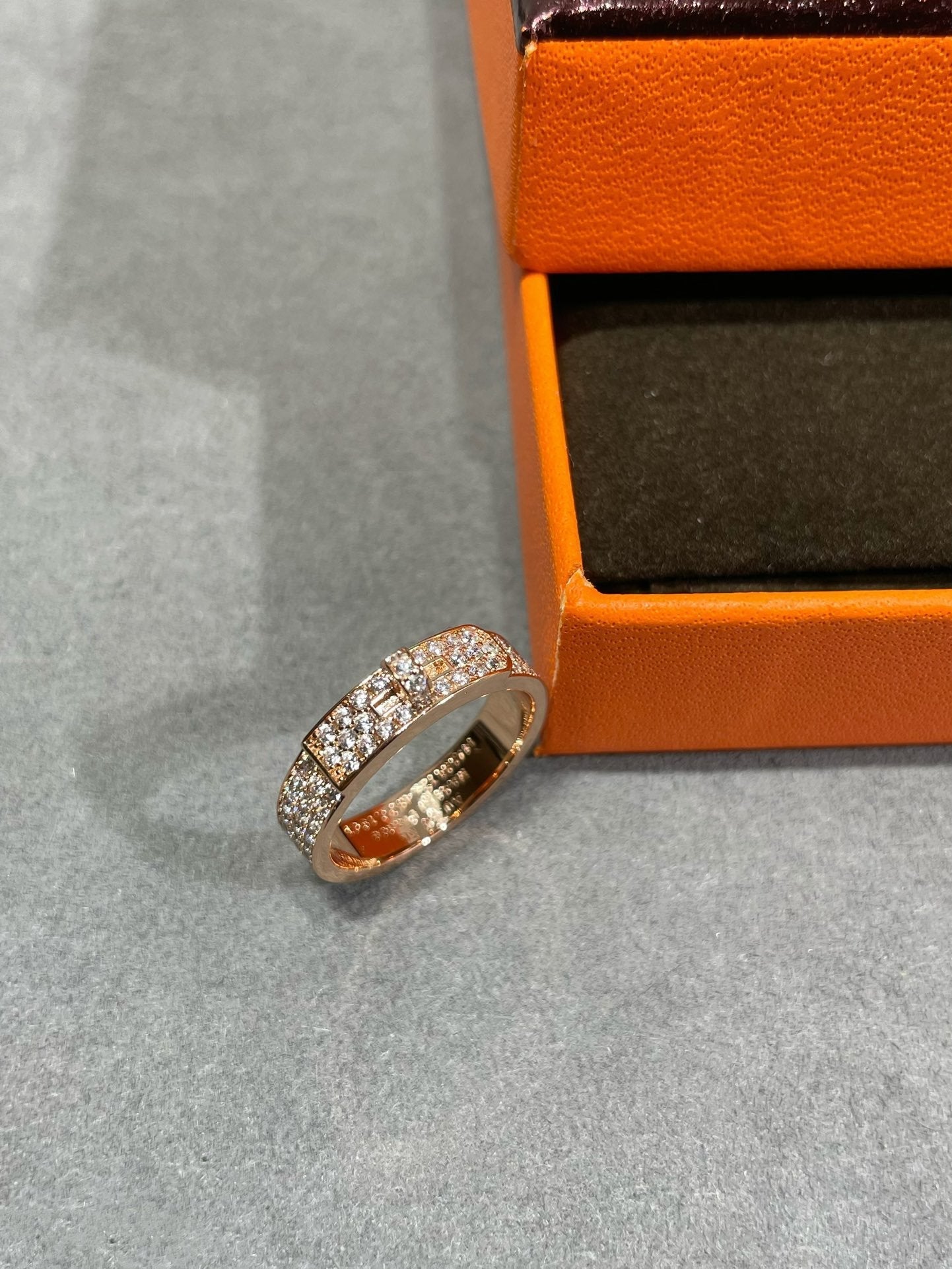 [Clover-Jewelry]KELLY PINK GOLD DIAMOND RING