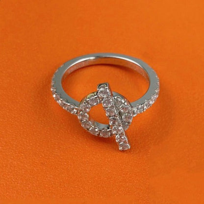 [Clover-Jewelry]ECHAPPEE RING SILVER DIAMOND