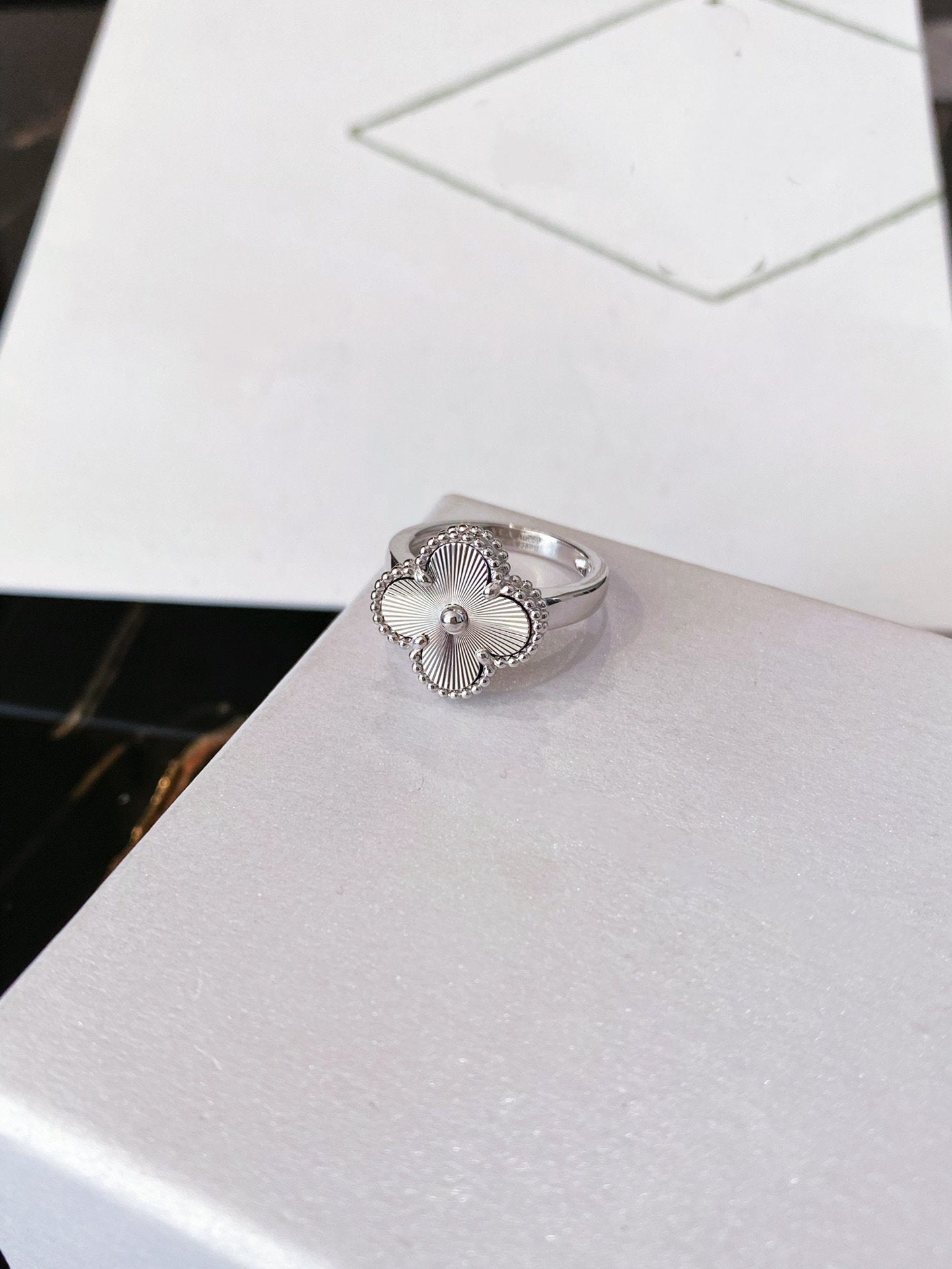 [Clover-Jewelry]CLOVER SILVER RING