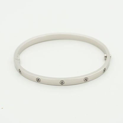 [Clover-Jewelry]LOVE BRACELET 3.65MM 10 DIAMONDS