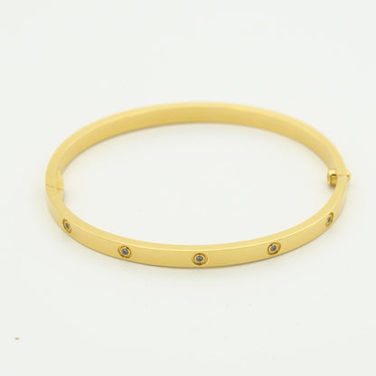 [Clover-Jewelry]LOVE BRACELET 3.65MM 10 DIAMONDS