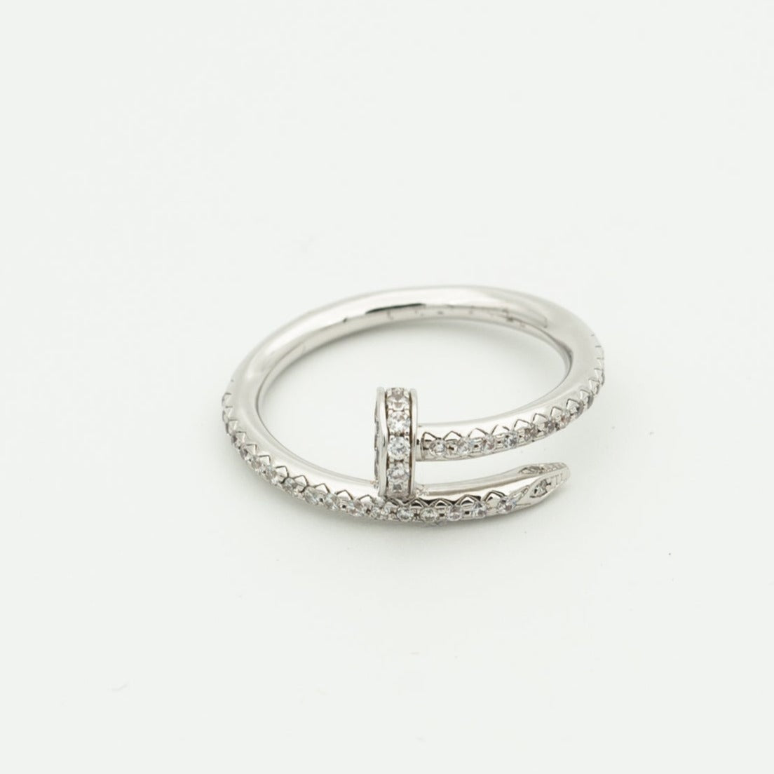 [Clover-Jewelry]JUSTE RING 1.8MM SILVER DIAMONDS