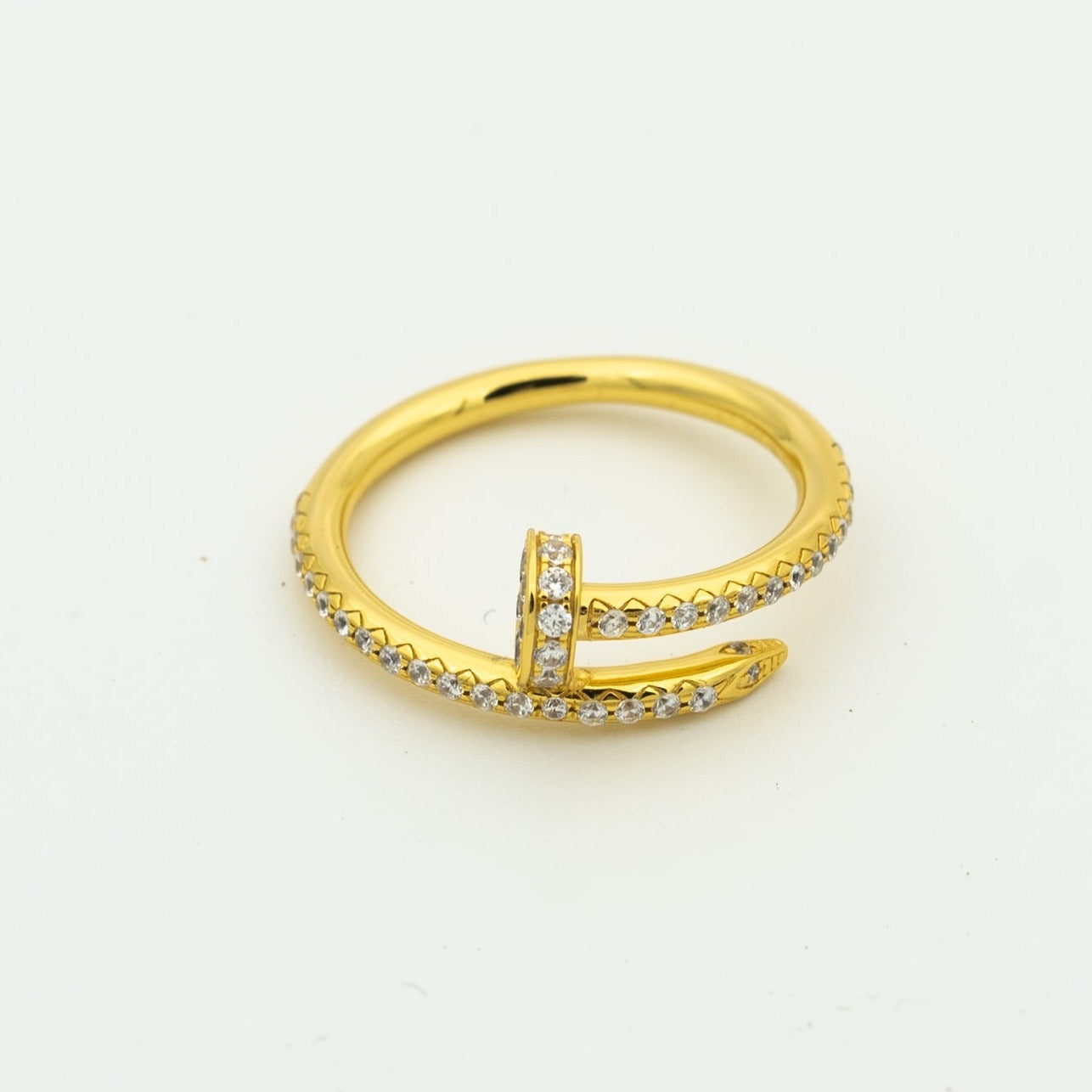 [Clover-Jewelry]JUSTE RING 1.8MM GOLD DIAMONDS