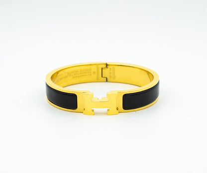 [Clover-Jewelry]H BLACK BRACELET