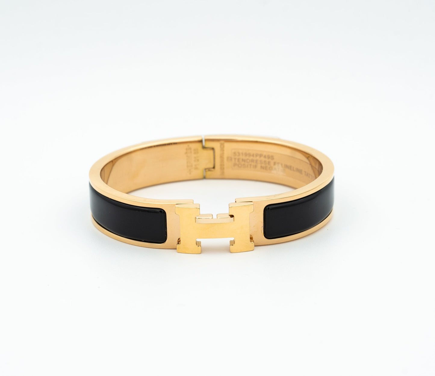 [Clover-Jewelry]H BLACK BRACELET