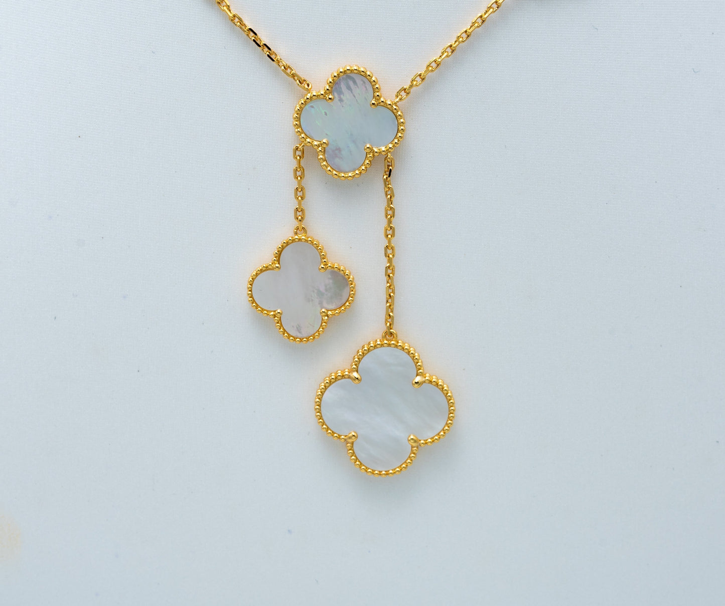 [Clover-Jewelry]CLOVER MOTHER OF PEARL NECKLACE 6 MOTIF