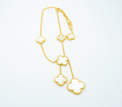 [Clover-Jewelry]CLOVER MOTHER OF PEARL NECKLACE 6 MOTIF