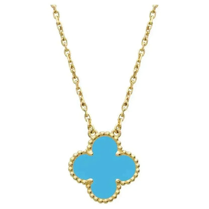 [Clover-Jewelry]CLOVER 15MM VINTAGE TURQUOISE NECKLACE