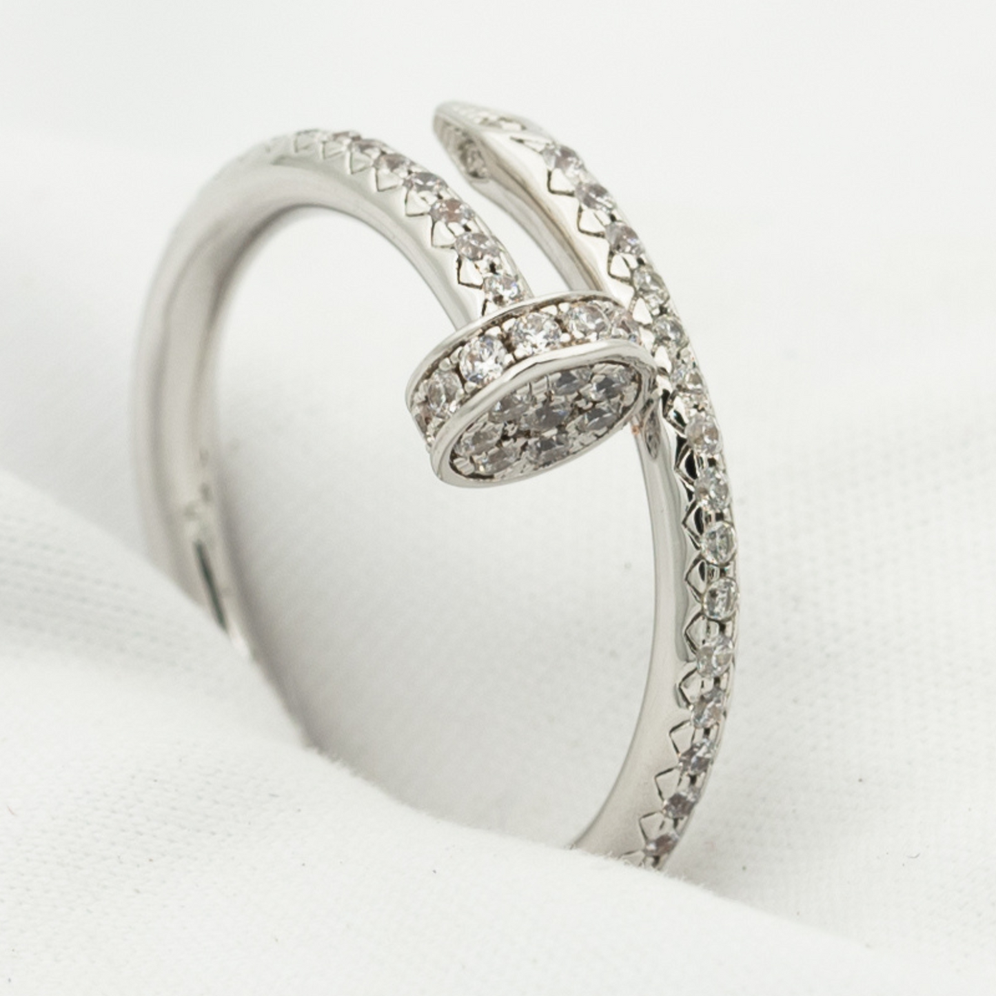 [Clover-Jewelry]JUSTE RING 1.8MM SILVER DIAMONDS