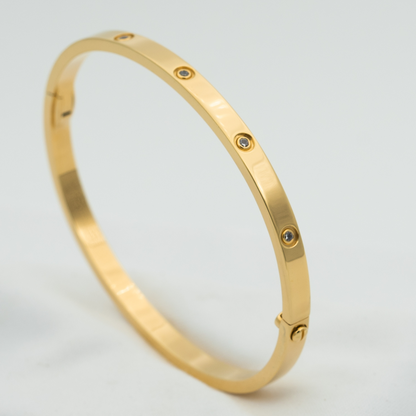 [Clover-Jewelry]LOVE BRACELET 3.65MM 10 DIAMONDS