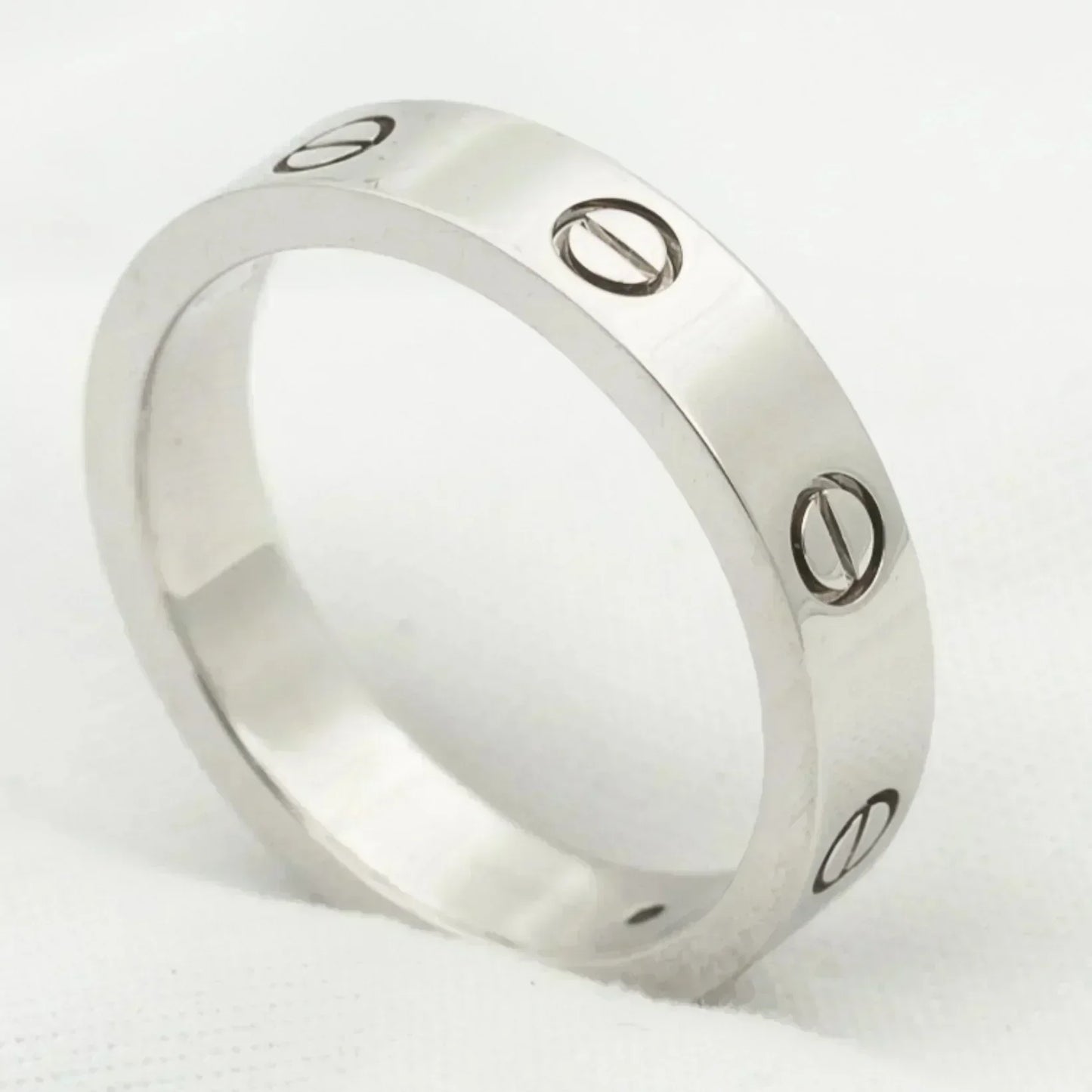 [Clover-Jewelry]LOVE RING 4MM 1 DIAMOND SILVER