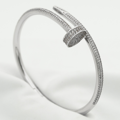 [Clover-Jewelry]JUSTE BRACELET 3.5MM ALL DIAMONDS