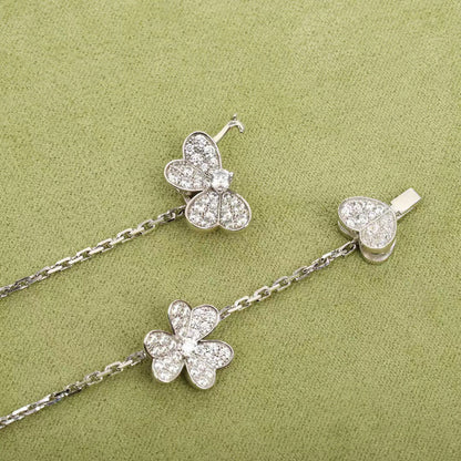 [Clover-Jewelry]FRIVOLE SILVER 9 FLOWERS NECKLACE