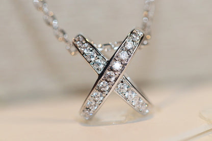 [Clover-Jewelry]JEUX DE DIAMOND NECKLACE