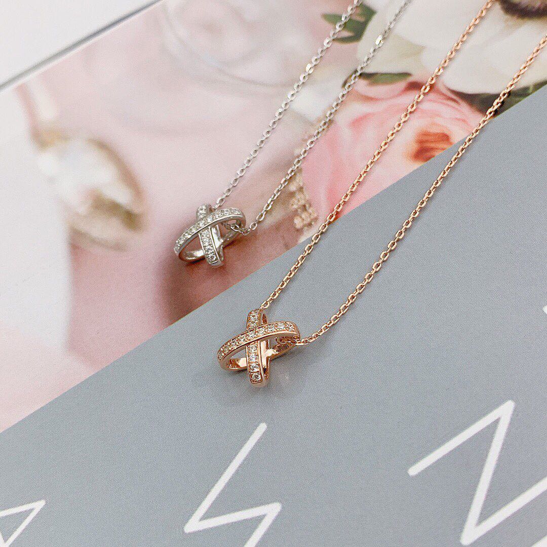 [Clover-Jewelry]JEUX DE DIAMOND NECKLACE