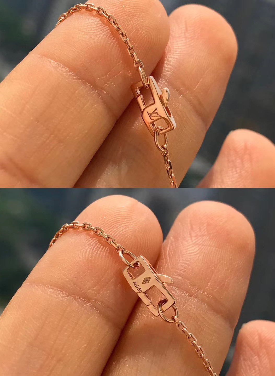 [Clover-Jewelry]BLOSSOM PENDANT PINK GOLD AND DIAMOND