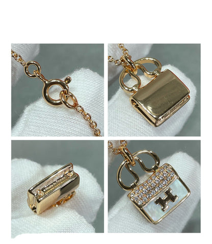 [Clover-Jewelry]H CIRCE MOISSANITE PENDANT NECKLACE GOLD