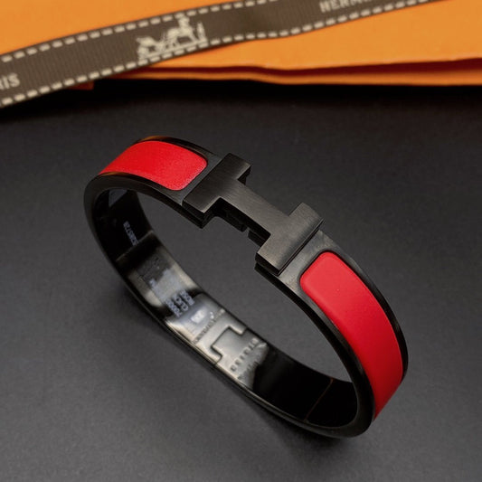 [Clover-Jewelry]CLIC HM SO BLACK RED BRACELET