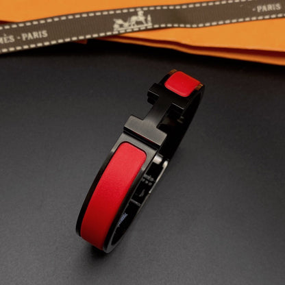 [Clover-Jewelry]CLIC HM SO BLACK RED BRACELET