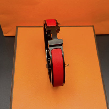 [Clover-Jewelry]CLIC HM SO BLACK RED BRACELET