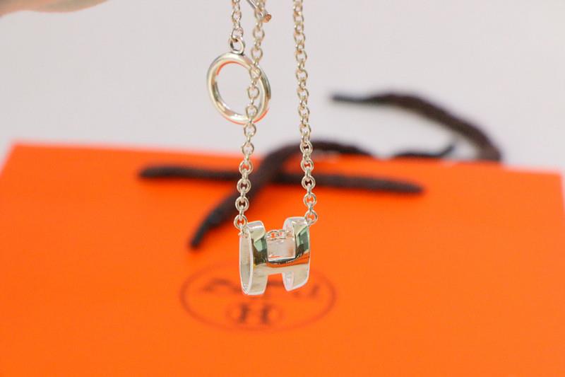 [Clover-Jewelry]HM NECKLACE H LETTER OVAL SERIES