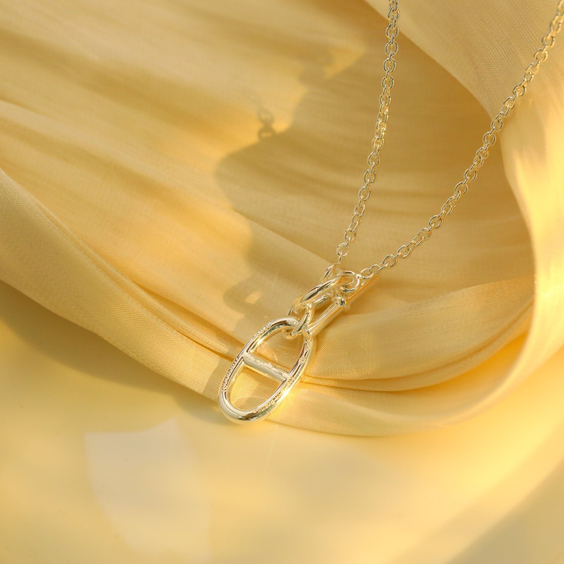 [Clover-Jewelry]HM CHAINE D'ANCRE PENDANT NECKLACE STERLING SILVER