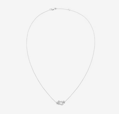 [Clover-Jewelry]FORCE 10 DIAMOND SILVER NECKLACE MINI MODEL