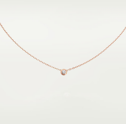 [Clover-Jewelry]DAMOUR DIAMOND NECKLACE