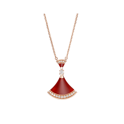 [Clover-Jewelry]DREAM NECKLACE CARNELIAN DIAMOND