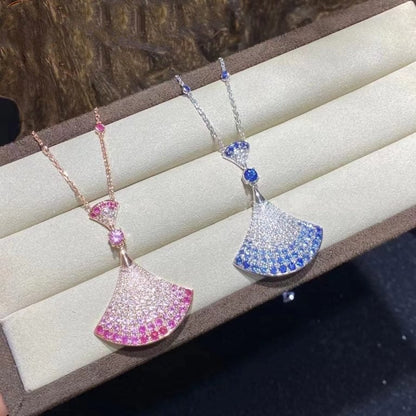 [Clover-Jewelry]DREAM NECKLACE AGATE SILVER DIAMOND