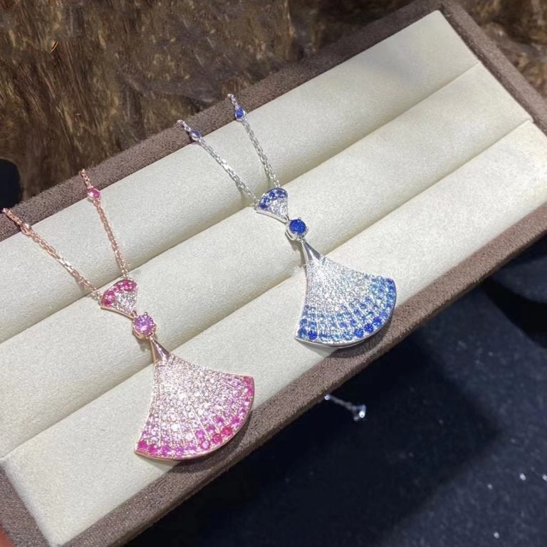 [Clover-Jewelry]DREAM NECKLACE AGATE SILVER DIAMOND