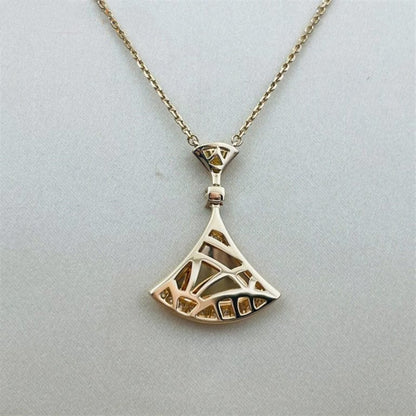 [Clover-Jewelry]DREAM NECKLACE PINK GOLD DIAMOND