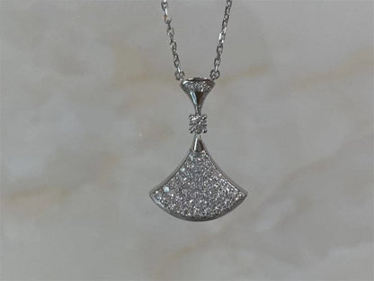 [Clover-Jewelry]DREAM NECKLACE SILVER FULL DIAMOND