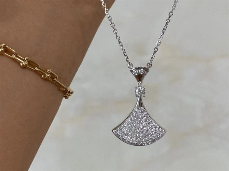 [Clover-Jewelry]DREAM NECKLACE SILVER FULL DIAMOND