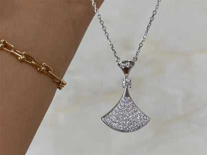 [Clover-Jewelry]DREAM NECKLACE SILVER FULL DIAMOND