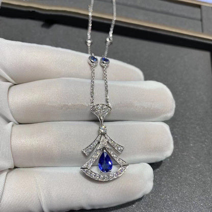 [Clover-Jewelry]DREAM NECKLACE AGATE DIAMOND SILVER