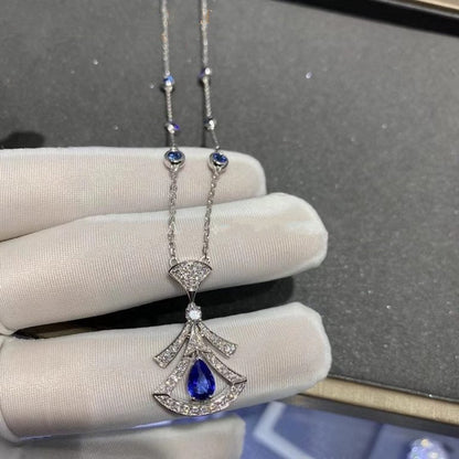 [Clover-Jewelry]DREAM NECKLACE AGATE DIAMOND SILVER