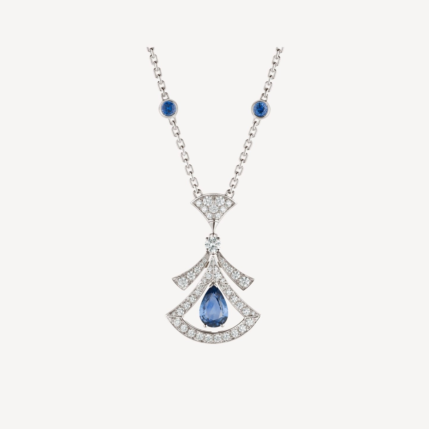 [Clover-Jewelry]DREAM NECKLACE AGATE DIAMOND SILVER