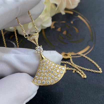 [Clover-Jewelry]DREAM NECKLACE GOLD FULL DIAMOND