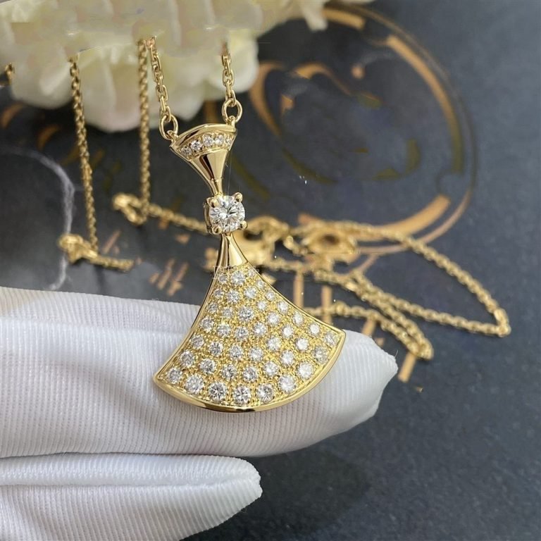 [Clover-Jewelry]DREAM NECKLACE GOLD FULL DIAMOND