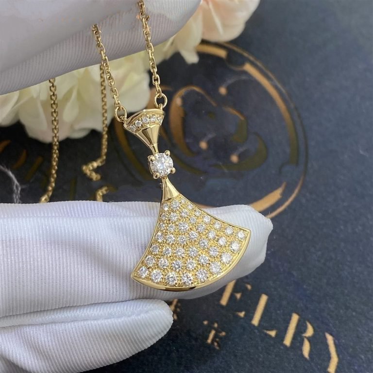 [Clover-Jewelry]DREAM NECKLACE GOLD FULL DIAMOND