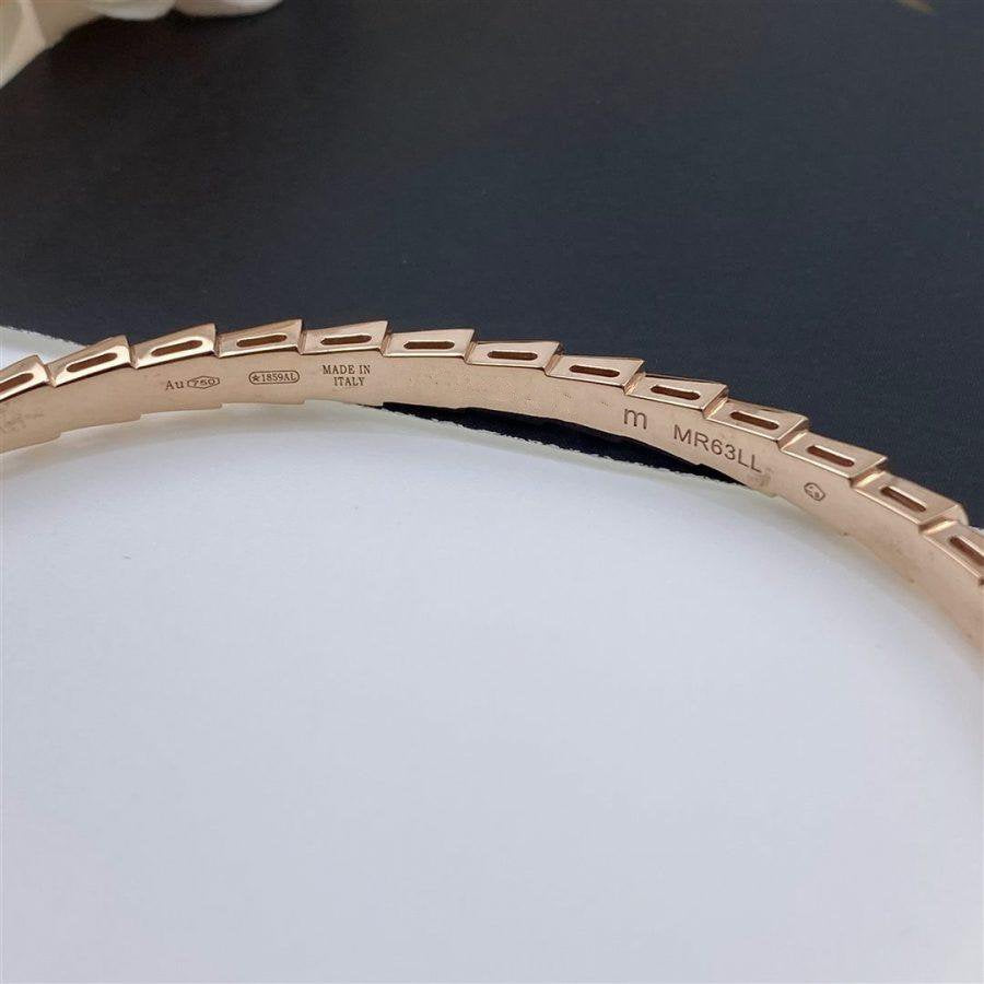 [Clover-Jewelry]SERPENTI BRACELET PINK GOLD MOP DIAMOND