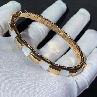 [Clover-Jewelry]SERPENTI BRACELET PINK GOLD MOP