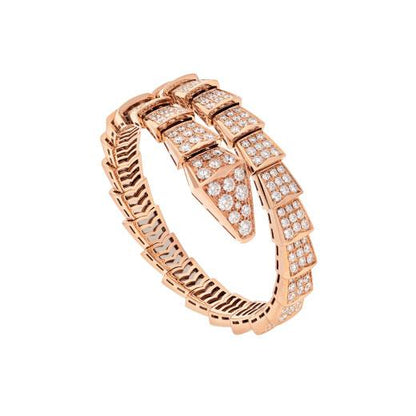 [Clover-Jewelry]SERPENTI BRACELET 8MM PINK GOLD DIAMOND