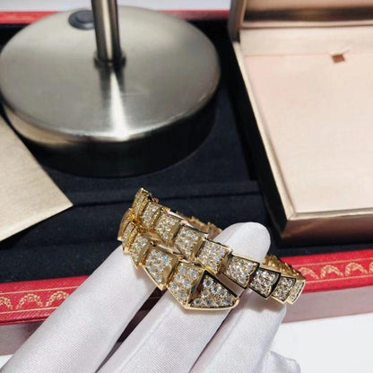 [Clover-Jewelry]SERPENTI BRACELET 8MM GOLD DIAMOND