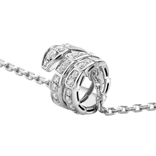 [Clover-Jewelry]SERPENTI  NECKLACE DOUBLE RING DIAMOND