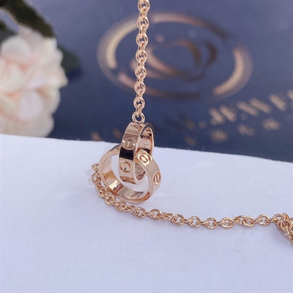 [Clover-Jewelry]LOVE BRACELET DOUBLE RING